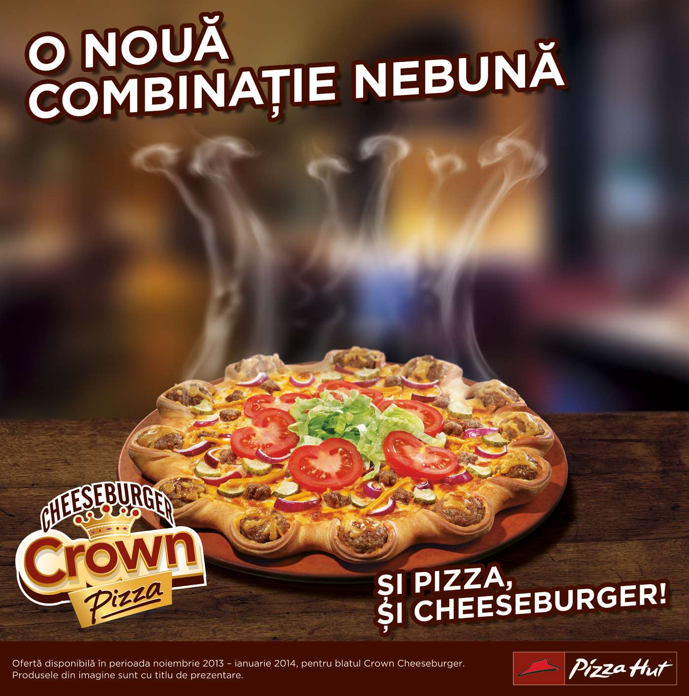 Crown Cheeseburger Pizza Hut