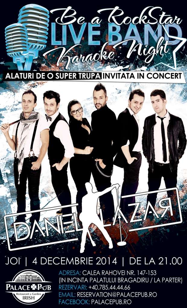 Daniel Lazar Band – Live in concert la Palace Pub