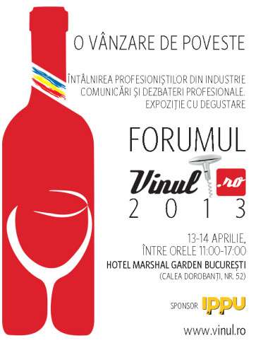 Forumul Vinul.ro 13-14 aprilie