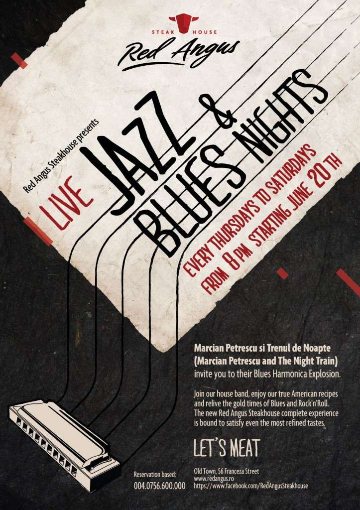 Seri de jazz & blues la Red Angus Steakhouse