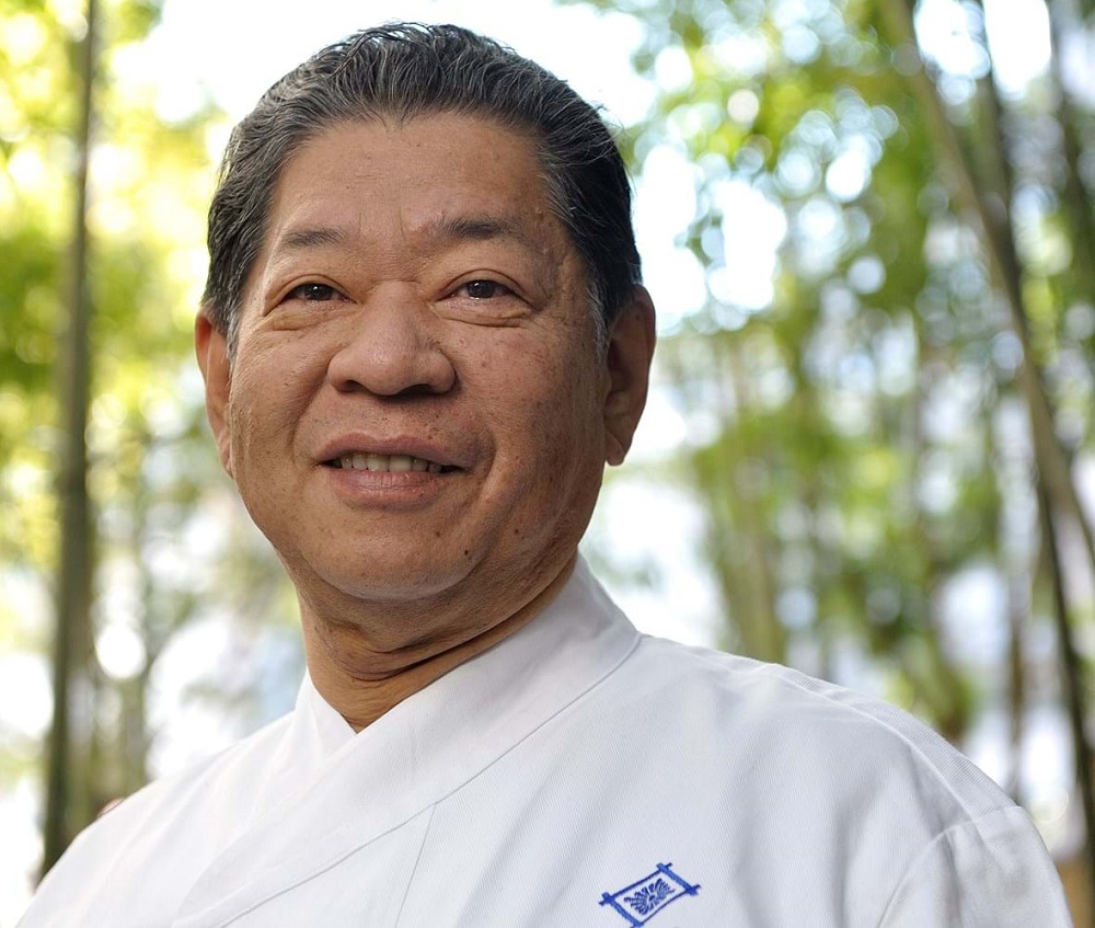 Chef Yoshihiro Murata portret, in natura, unul din cei mai buni bucătari din lume