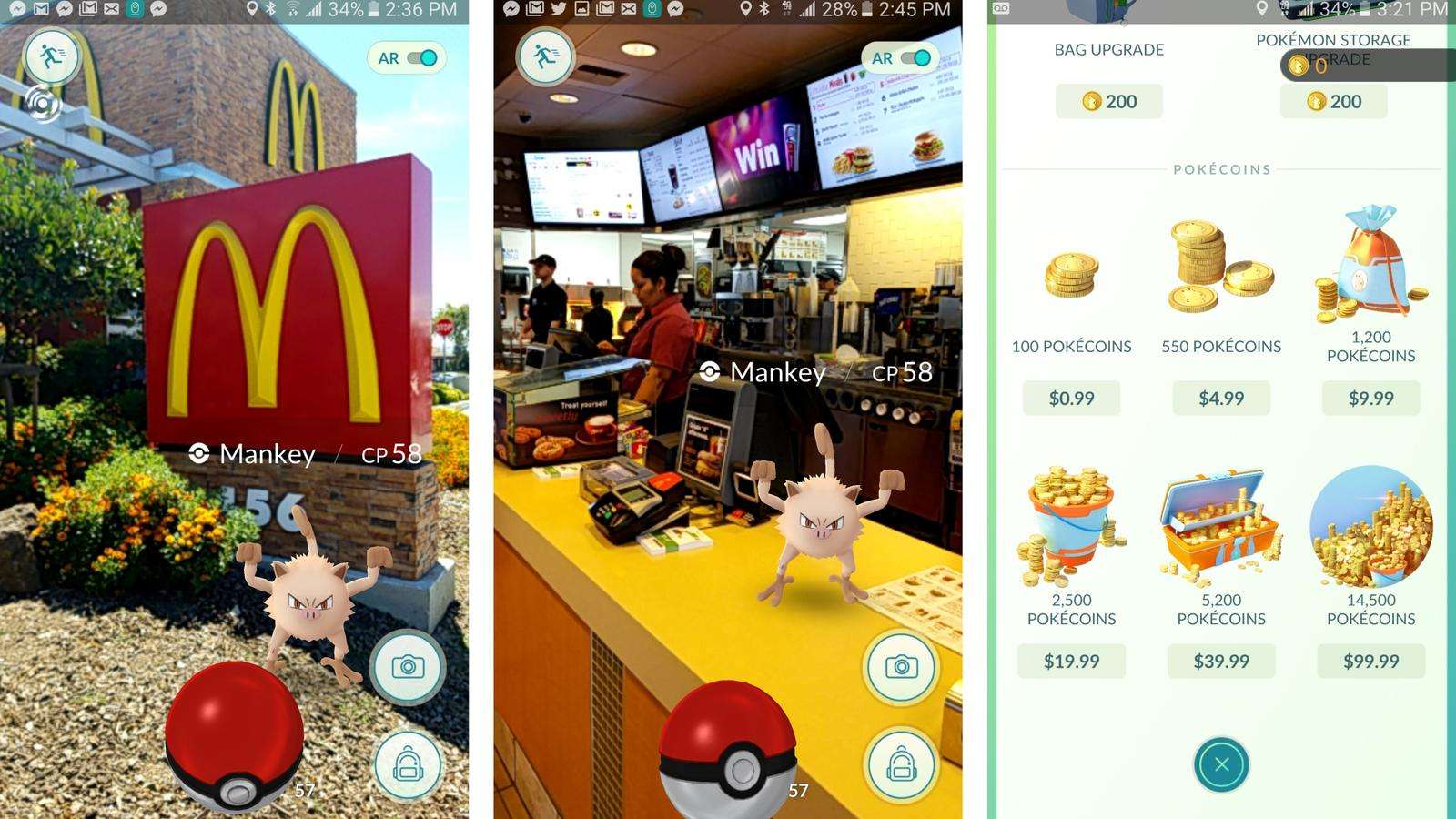 3000 de restaurante McDonald's se transforma in arene Pokemon Go