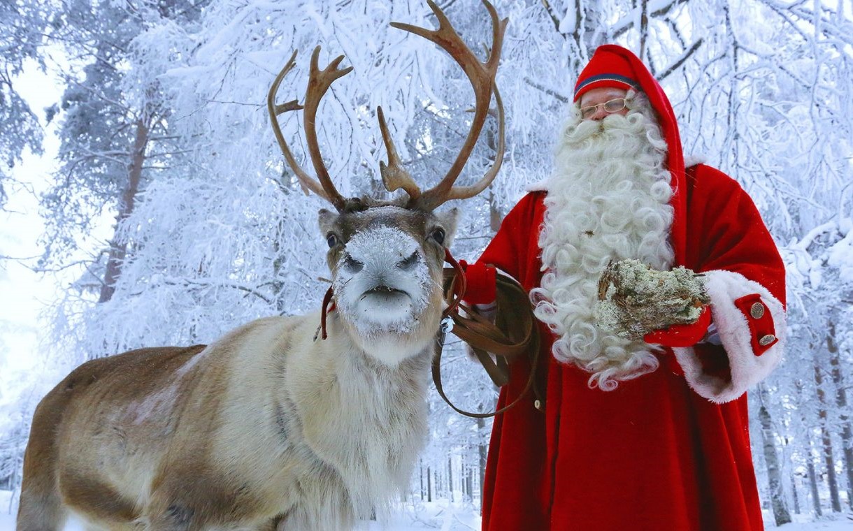 În vizită la Moș Crăciun, în Rovaniemi, Laponia