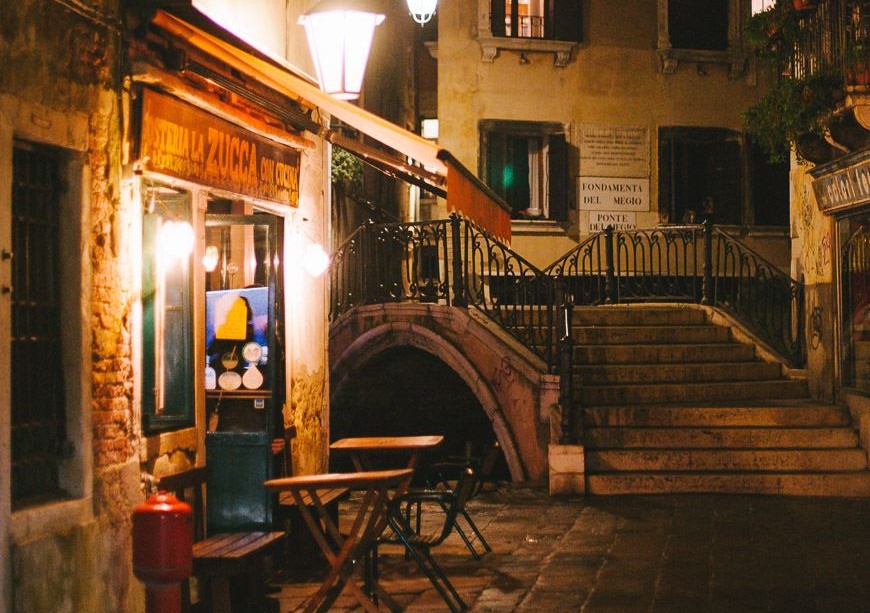 Restaurantul La Zucca din Venetia